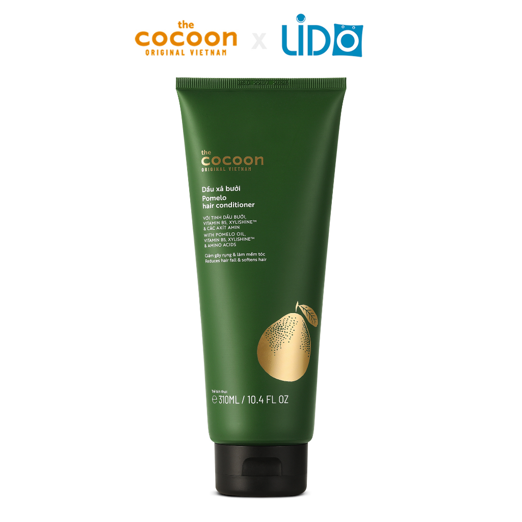 Bộ dầu gội bưởi Pomelo Cocoon 310ml + Dầu xả bưởi Pomelo Cocoon 310ml mọc tóc nhanh giảm rụng tóc thuần chay