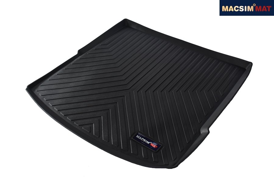 Thảm lót cốp xe ô tô Mercedes GLE 2016-2019 nhãn hiệu Macsim chất liệu TPV cao cấp màu đen (025)