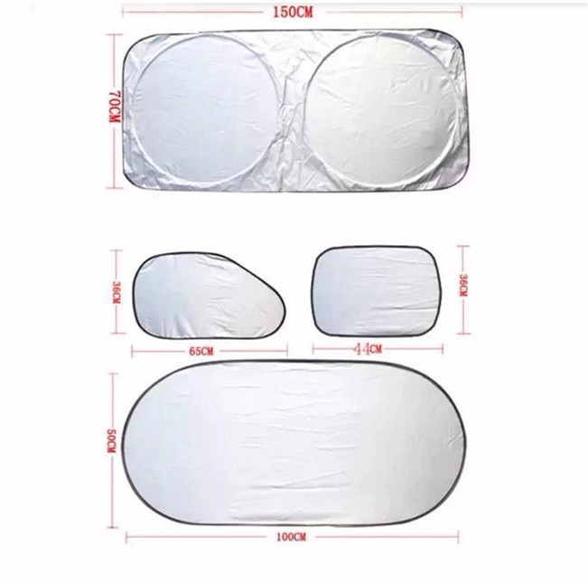 Combo 6 tấm chắn nắng ô tô cao cấp MTS