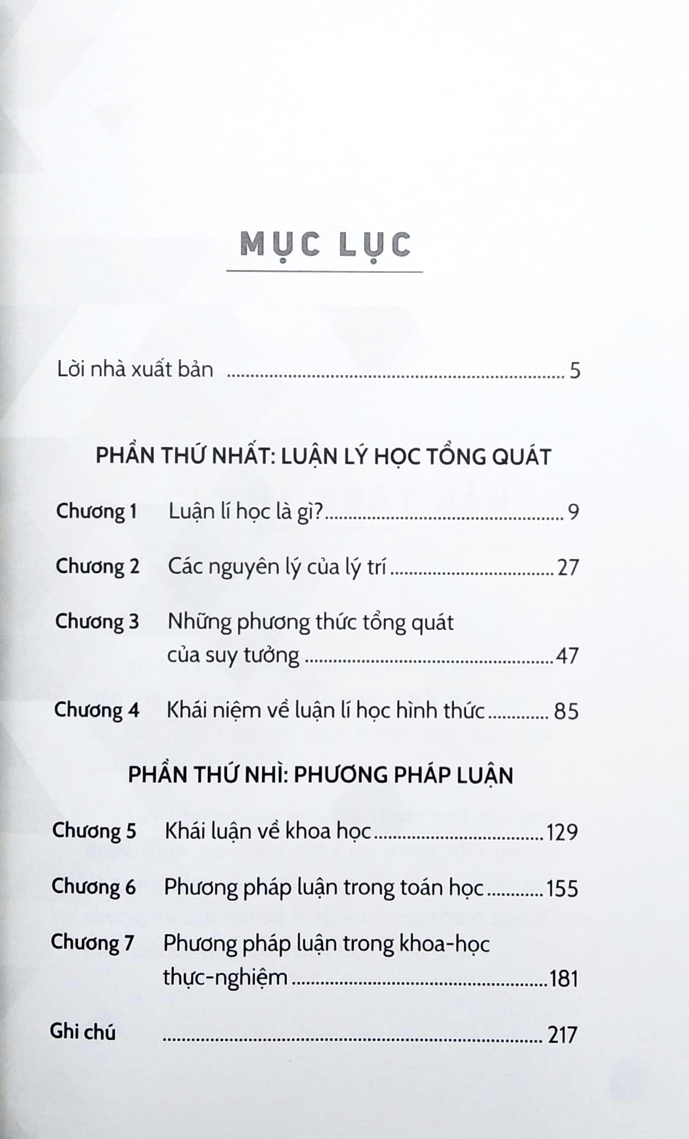 Nghệ Thuật Suy Tưởng - Luận Lí Học Tổng Quát Và Phương Pháp Luận