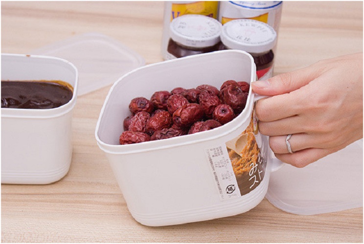 Hộp thực phẩm có tay cầm Nakaya, nắp đậy kín giúp cất giữ và bảo quản thực phẩm một cách an toàn & tiện lợi - nội địa Nhật Bản