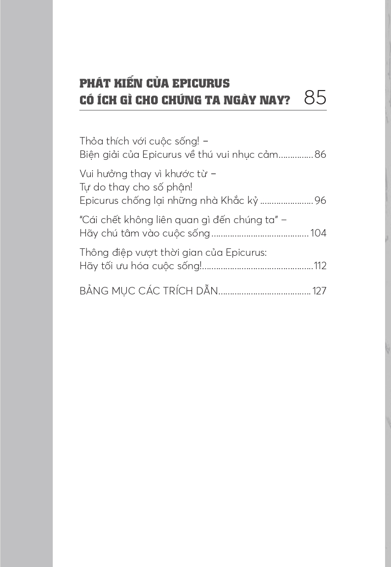 Những Nhà Tư Tưởng Lớn - Epikur Trong 60 Phút - Vanlangbooks