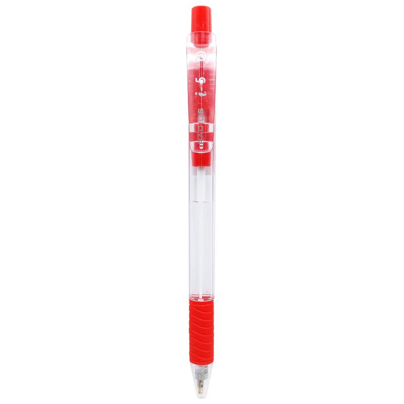 Bút Bi Bấm I-5 0.5 mm - Radius - Mực Đỏ
