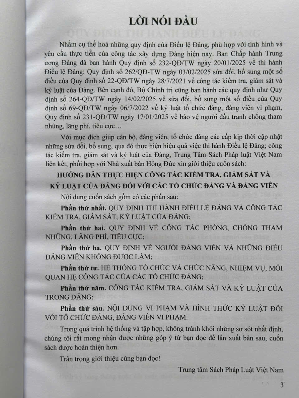 Sách Hướng dẫn thực hiện Công Tác Kiểm Tra, Giám Sát và Kỷ Luật Của Đảng đối với Các Tổ Chức Đảng và Đảng Viên (V2566T)