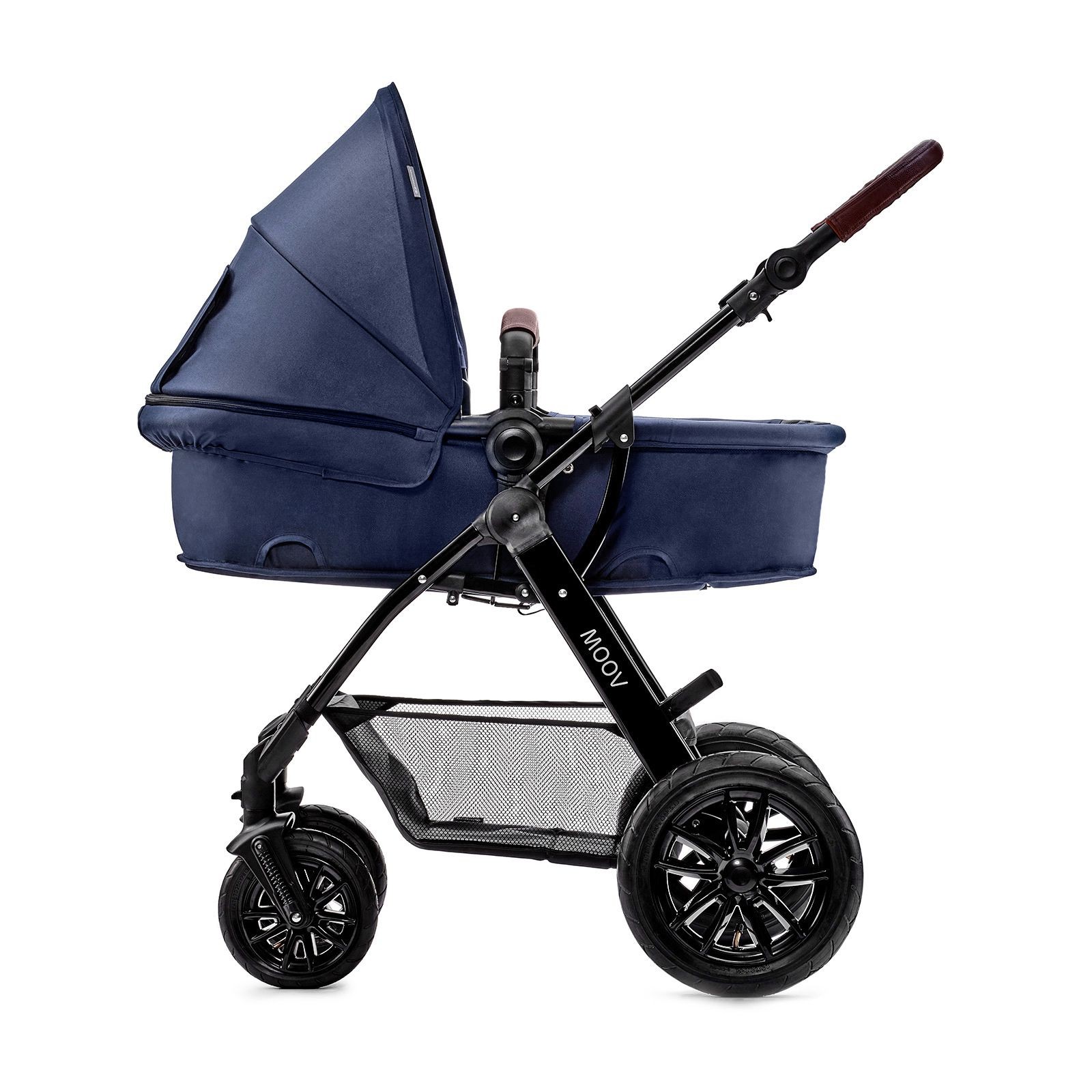 Bộ xe đẩy Kinderkraft MOOV3in1 cho bé từ 0 tháng tuổi đến 22kg - Gồm xe đẩy, xe nôi và ghế ngồi ô tô - Hàng chính hãng