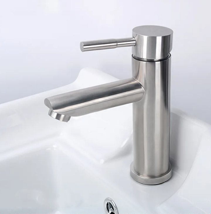 Vòi lavabo inox 304 nóng lạnh HANBACHLVB3