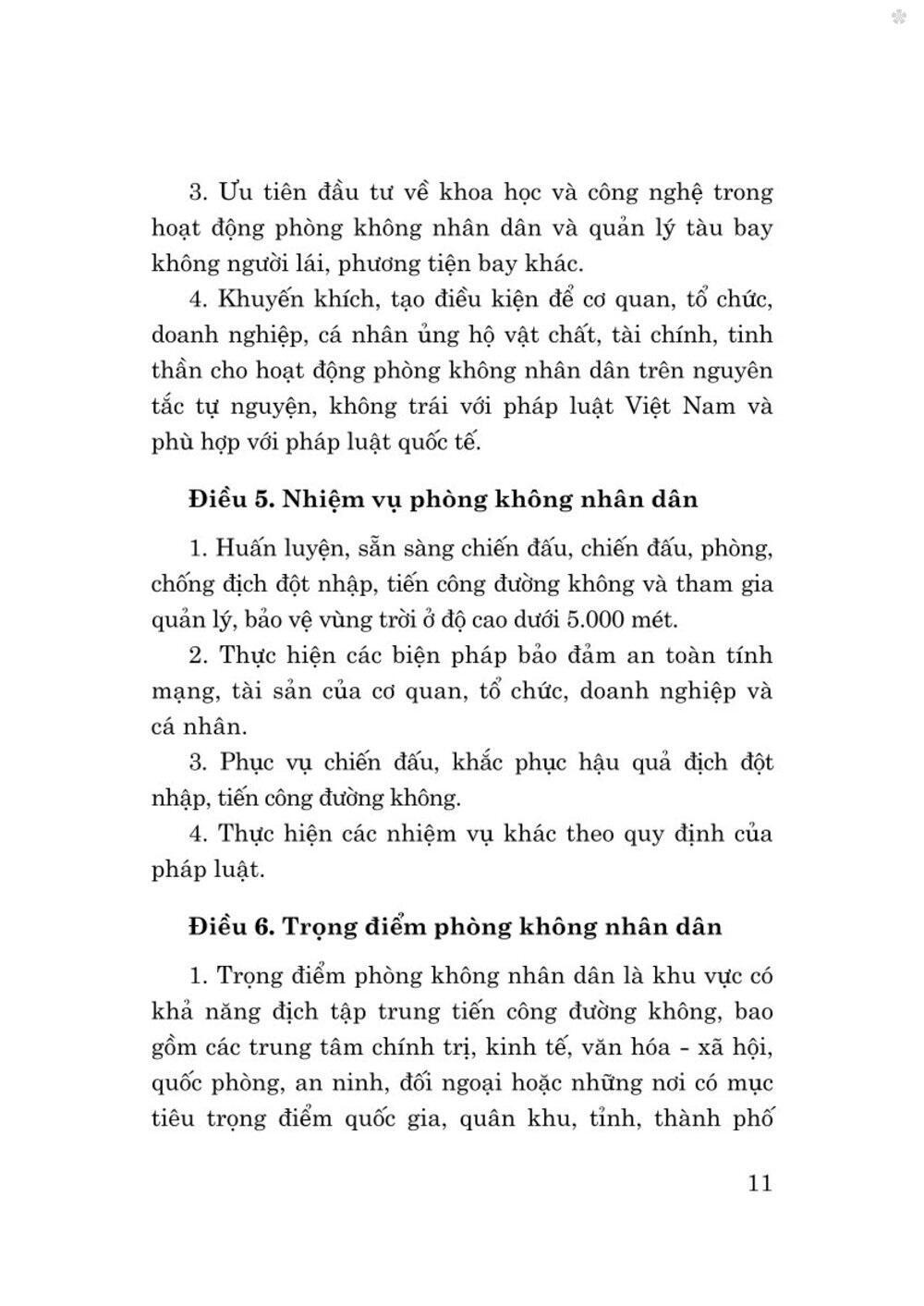 Luật phòng không nhân dân - bản in 2025