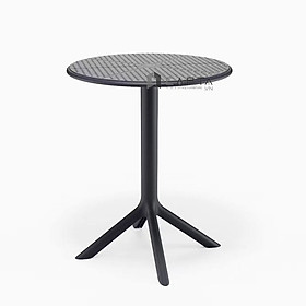 Bàn cafe nhựa đúc tròn 60 cm TE1545-06S Nội thất Capta Bàn trà Bàn tiếp khách để ngoài trời (có mái che) outdoor table