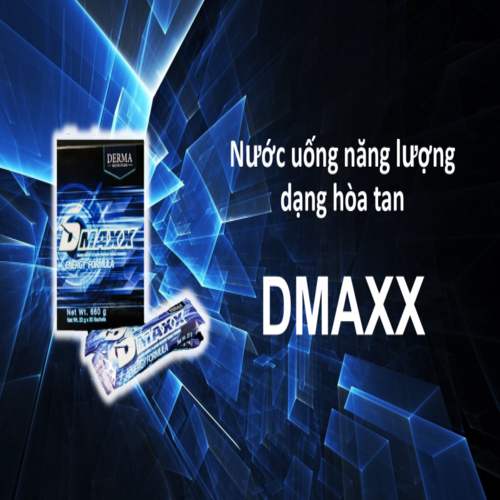DMAXX thức uống bổ sung vitamin năng lượng có đường DAMODE 25 gói dùng thử màu xanh