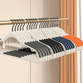 Set 10 Móc Treo Quần Áo Chống Trượt Xoay 360 Đa Năng Bằng Nhựa Cao Cấp Bền Chịu Được Vật Nặng