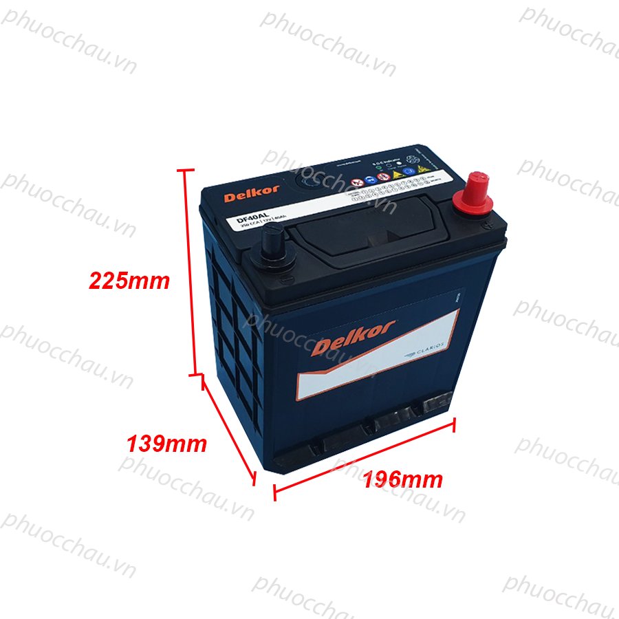 Ắc Quy Delkor DF40AL (12V - 40Ah)