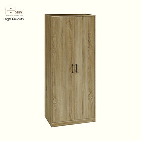 HAPPY FURNITURE , HEINEE - Tủ quần áo 2 cửa mở, TCM_216 , 80cm x 54cm x 190cm DxRxC, sản phẩm phổ thông