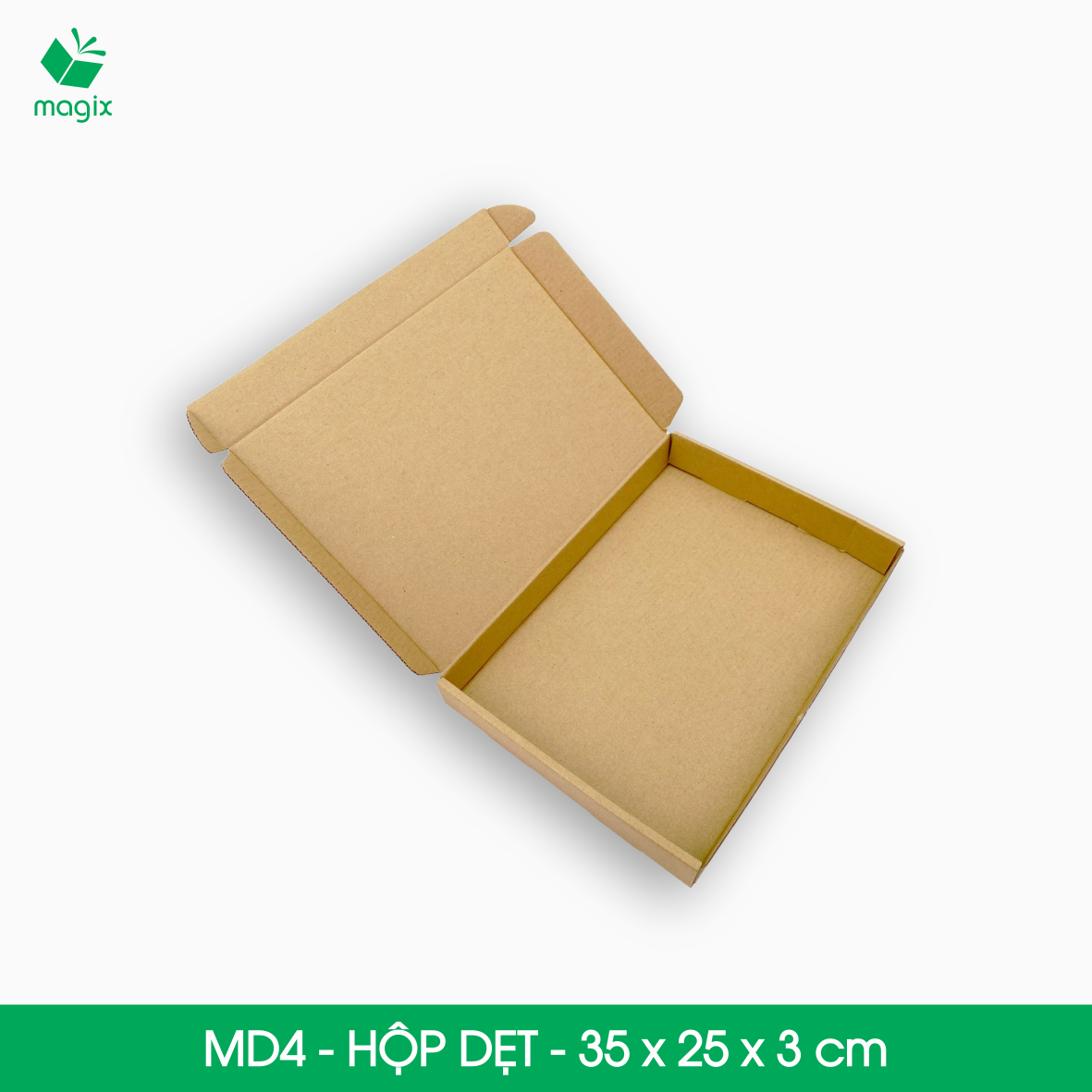 MD4 - 35x25x3 cm - 100 Thùng hộp carton