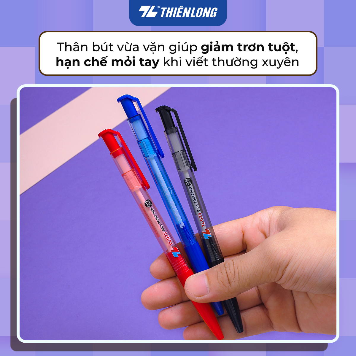 Combo 5/10/20 Bút Bi Thiên Long TL-023
