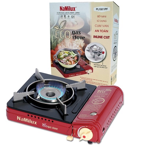 Bếp Gas Mini Cao Cấp NaMilux PL-1911PF-Hàng Chính Hãng (Giao Màu Ngẫu Nhiên)