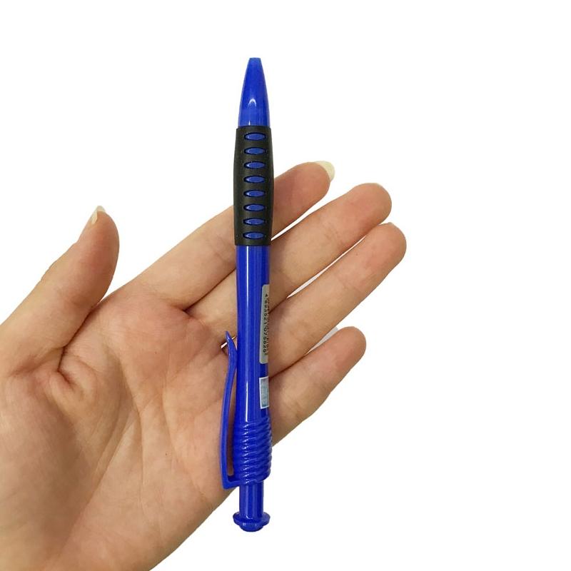 Bút Bi Bấm 0.7mm Hernidex HD-128 - Mực Xanh