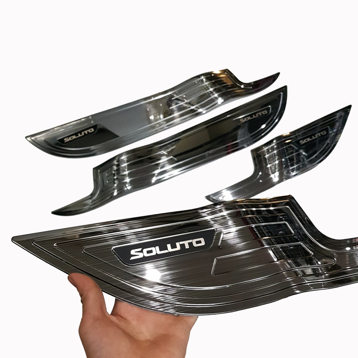 Bộ ốp Titan chống trầy xước Tapli, Táp li dành cho xe KIA Soluto 2019