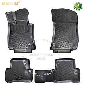 Thảm lót sàn ô tô nhựa TPU Silicon Mercedes E Class W212 2010- 2016 Nhãn hiệu Macsim