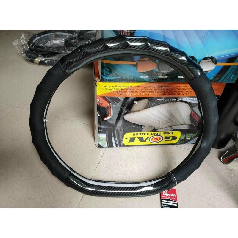 Bọc Vô Lăng Da dành cho Xe Suzuki XL7 Lót Cao Su Non Cao Cấp Chống Trượt Tay