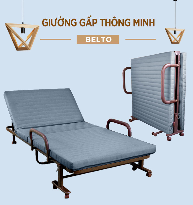 Giường gấp kiểu dáng hàn quốc Nikita NKT