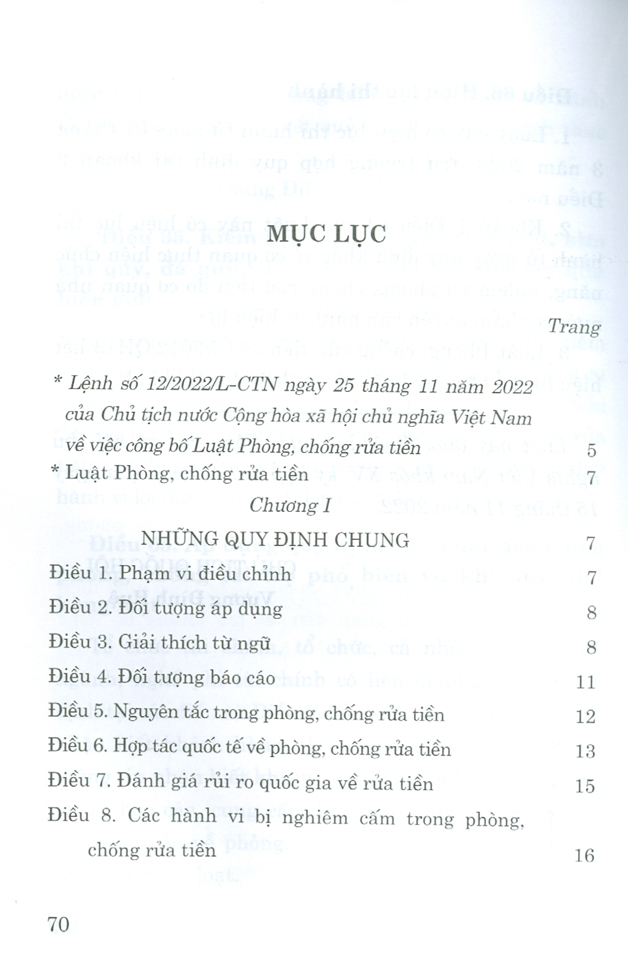 Luật Phòng, Chống Rửa Tiền (Bản in năm 2023)
