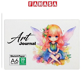 Tập Vẽ Art Journal A6 - 40 Trang 220gsm - The Sun - Bé Gái