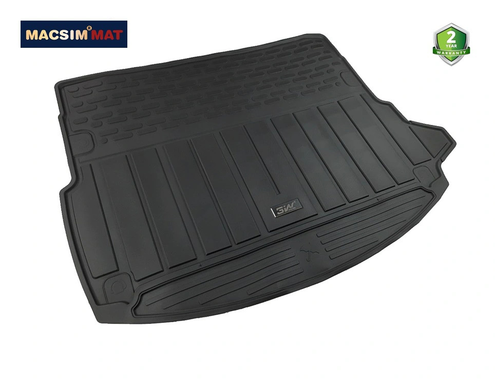 Thảm lót cốp xe ô tô Landrover discovery sport 2020 nhãn hiệu Macsim 3W chất liệu TPE cao cấp màu đen