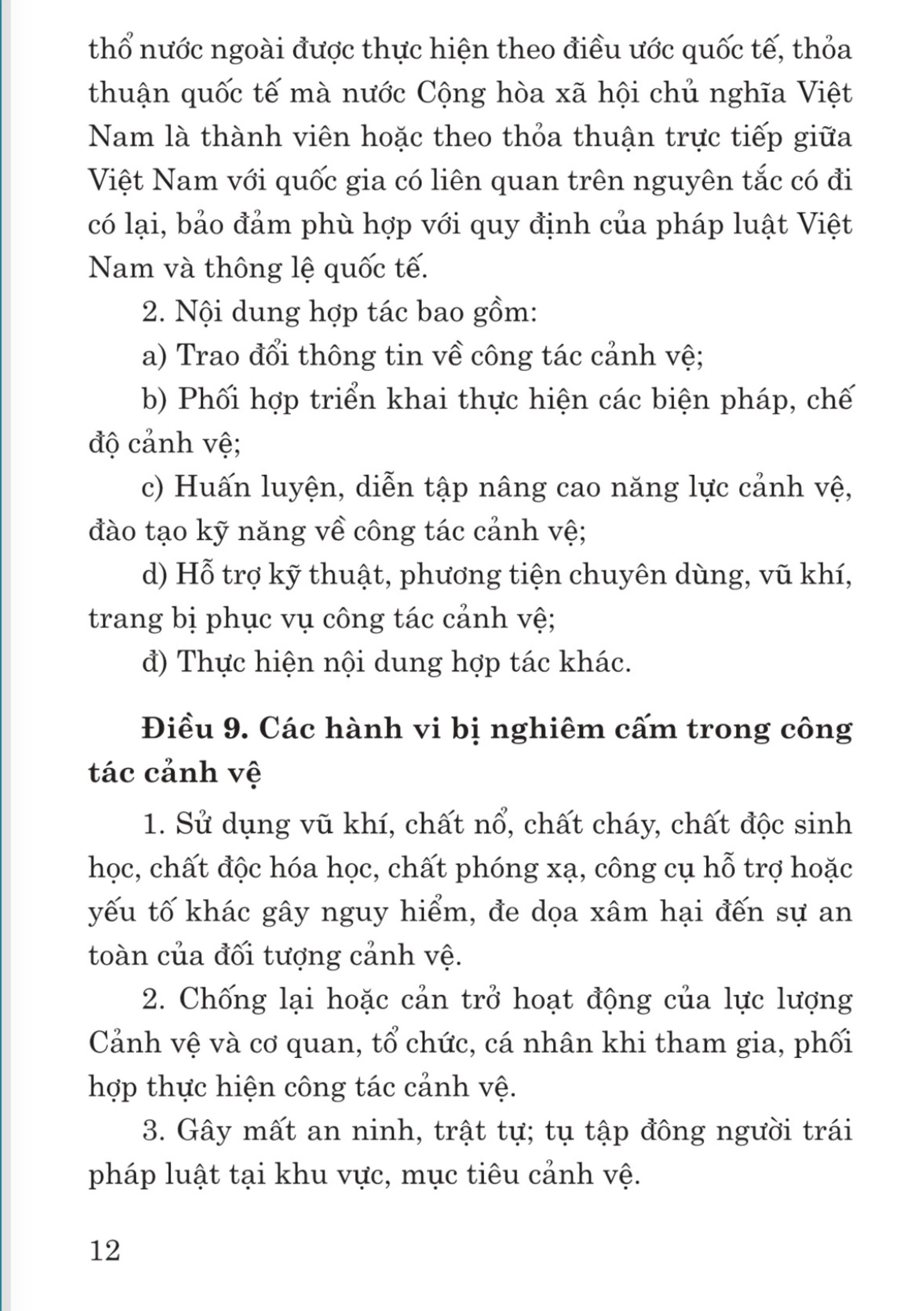 Luật cảnh vệ năm 2017 (sửa đổi,bổ sung năm 2024) - bản in 2024