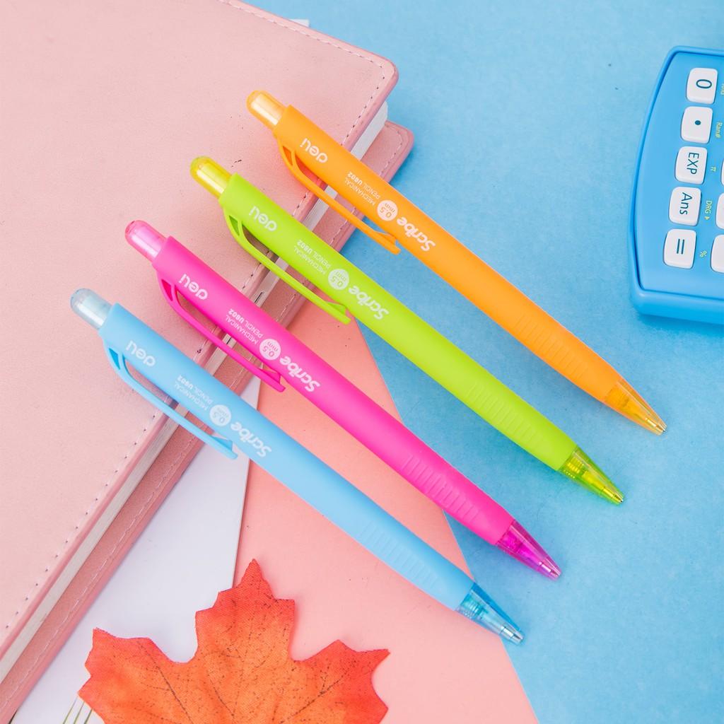 Bút chì kim Deli - 0.5mm/0.7mm - Nhiều màu sắc, họa tiết - Màu ngẫu nhiên - EU60200 / EU60400 / EU60800