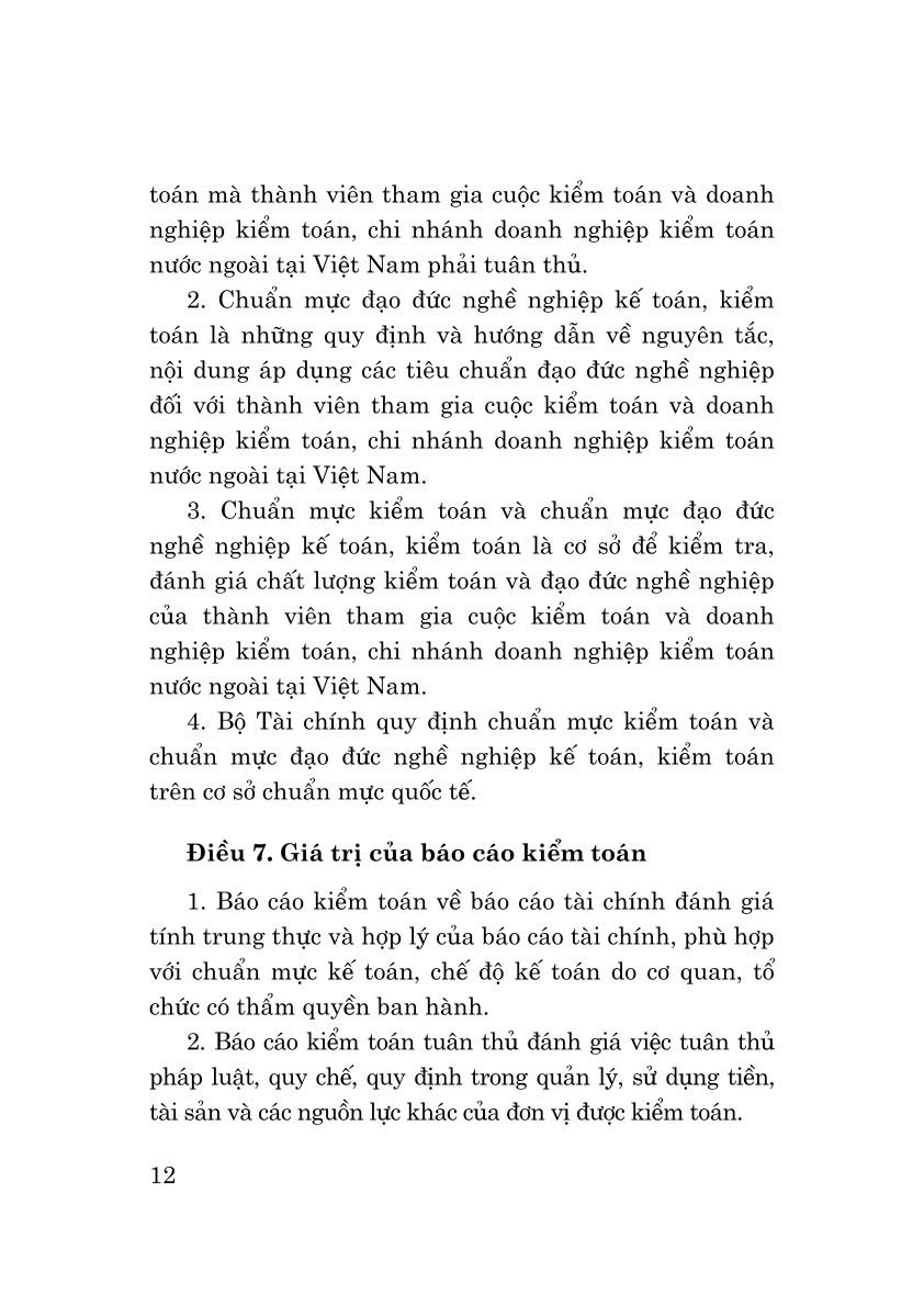 Luật Kiểm toán độc lập năm 2011 (sửa đổi, bổ sung năm 2015, 2024)