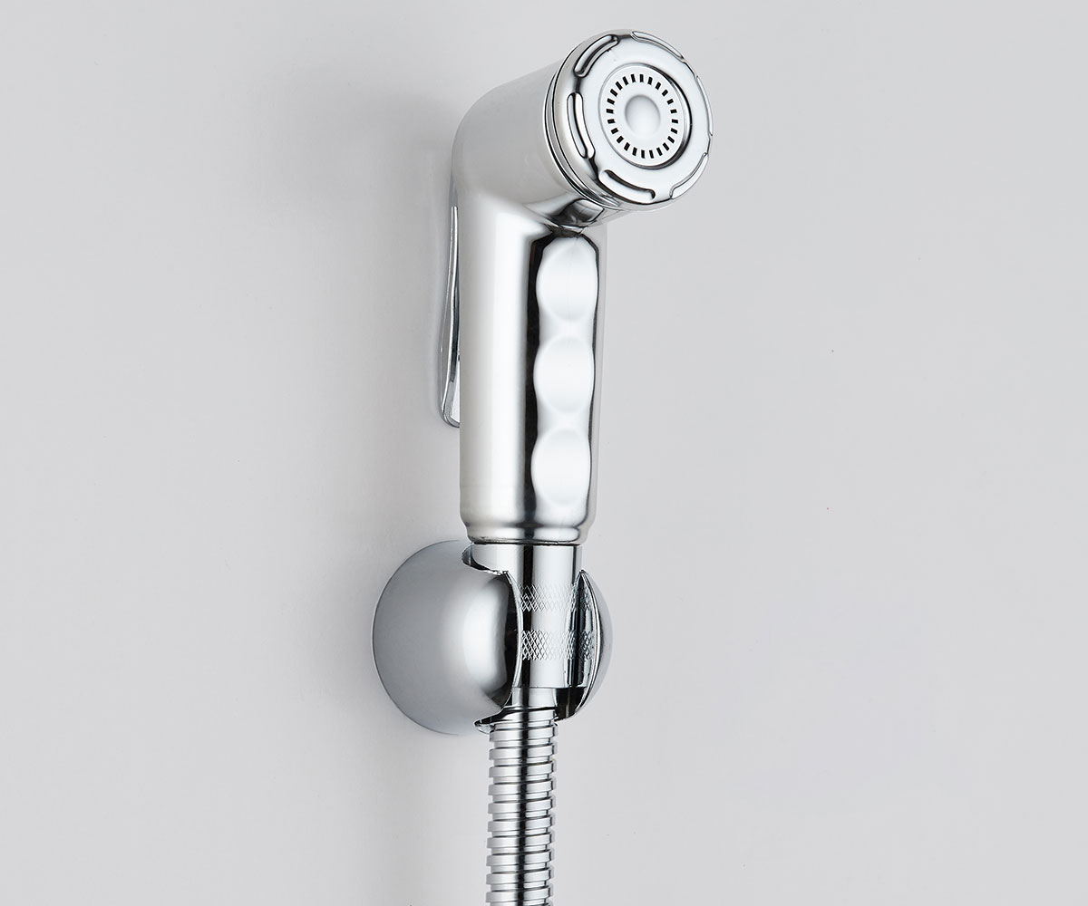 Bộ xịt vệ sinh tăng áp cao, chất liệu nhựa ABS mạ Chrome Eurolife EL-X12