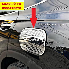 Ốp Nắp Xăng Mạ Crom Huydai Santafe 2022-2018 Cao Cấp
