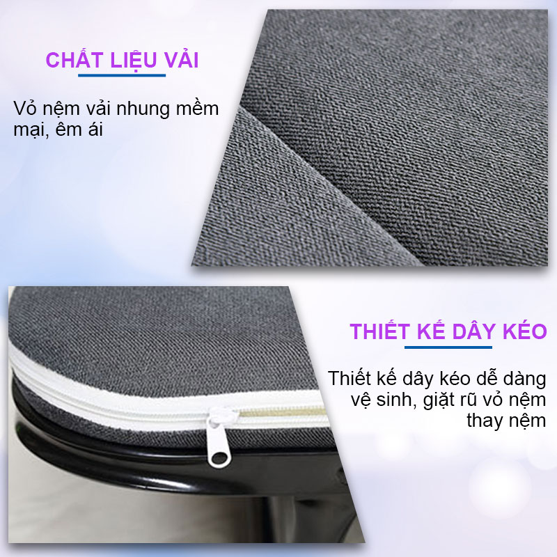 Giường Gấp Gọn 3 Khúc Cao Cấp NIKITA GB365 - Đệm Bọt Biển - Khung Sắt Sơn Tĩnh Điện - Chính Hãng NIKITA