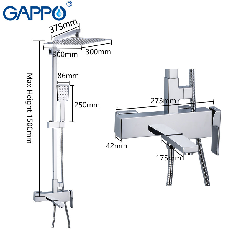 SEN TẮM NÓNG LẠNH CAO CẤP NHẬP KHẨU NGA GAPPO G2418 - HÀNG CHÍNH HÃNG