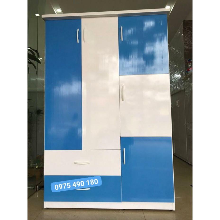 Tủ nhựa 6 cánh 2 kéo Jang Mi