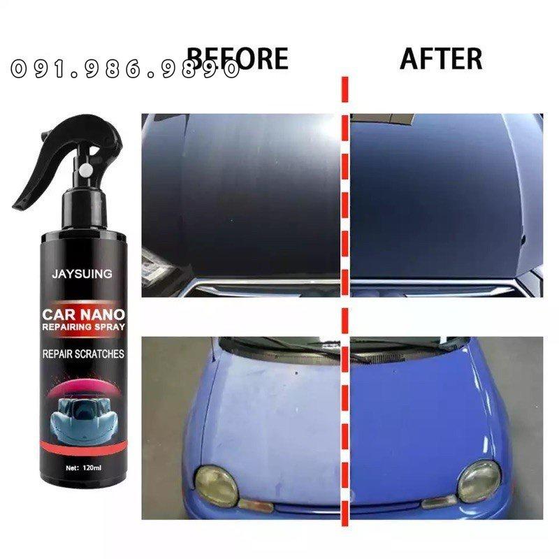 Phụ kiện ô tô Dung dịch Nano Chống Bám đọng nước mưa trên Kính ô tô công nghệ Nhât Bản 120 mL