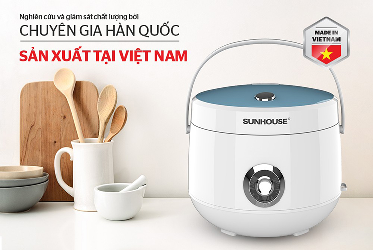 Nồi cơm điện Sunhouse SHD8606 1.8L - Hàng chính hãng