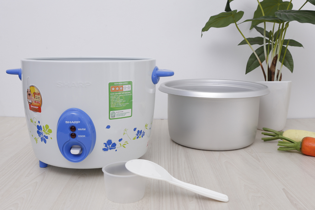 Nồi cơm nắp rời Sharp 2.8 lít KSH-D28V, Công suất 1000W, Giao màu ngẫu nhiên - Hàng chính hãng