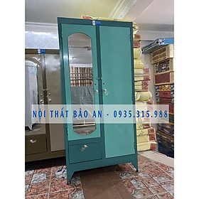 Tủ quần áo sắt 1m8 SINH VIÊN GIÁ RẺ