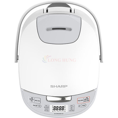 Nồi cơm điện tử Sharp 1.8 lít KS-COM192EV-GY - Hàng chính hãng