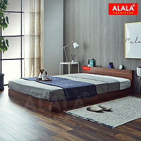 Giường thấp ALALA41 / Miễn phí vận chuyển và lắp đặt tận nơi/ Đổi trả 30 ngày/ Sản phẩm được bảo hành 5 năm từ thương hiệu ALALA/ Chịu lực 700kg