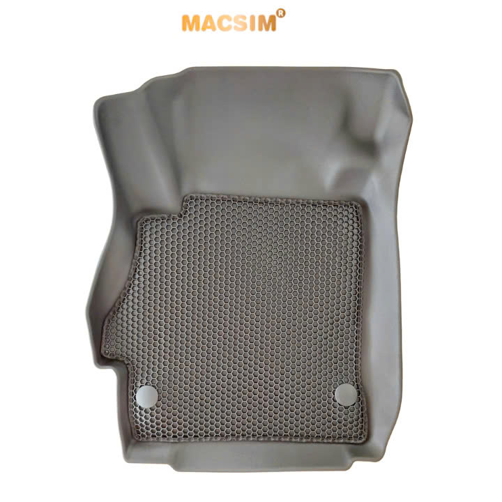Thảm ô tô sd3 2 lớp dạng lưới lục giác Nissan Almera 2021+ màu đen - bề mặt cao su siêu sạch - Macsim