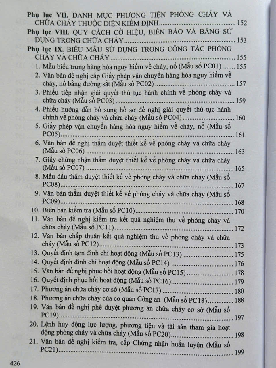 Sách Pháp Luật Về Phòng Cháy Và Chữa Cháy – Danh Mục Cơ Sở Thuộc Diện Quản Lý Về Phòng Cháy Và Chữa Cháy (V2519T)