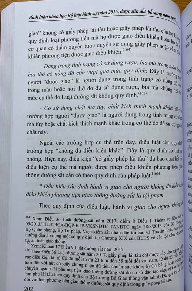Bình Luận Khoa Học Bộ Luật Hình Sự Năm 2015 (Sửa Đổi, Bổ Sung Năm 2017) Quyển 2 - Phần Các Tội Phạm