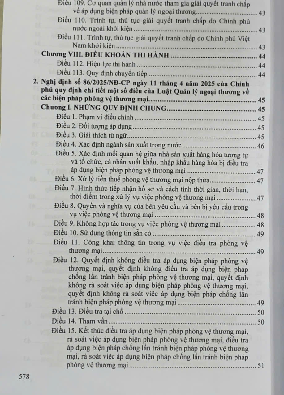 Luật Thương mại, Luật quản lý ngoại thương- hệ thống văn bản quy định hướng dẫn chi tiết thi hành