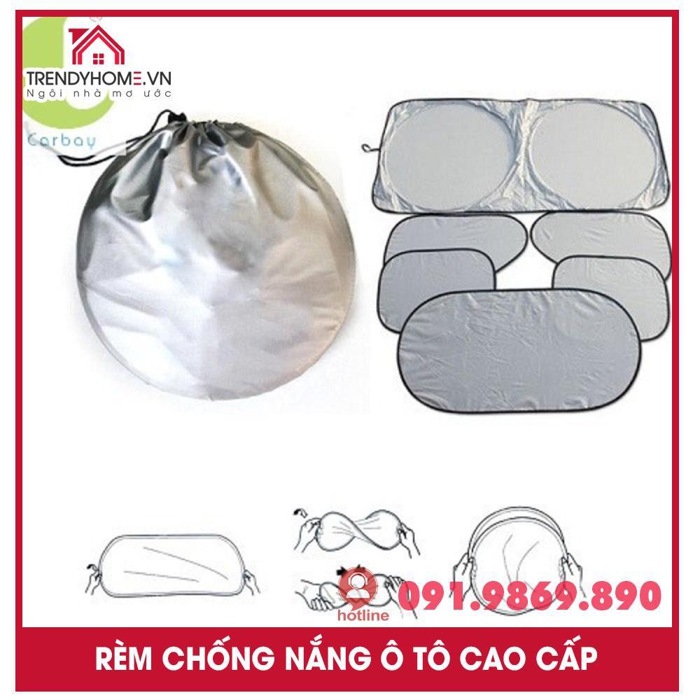 Freeship Rèm chắn nắng cho Ô tô Bộ 6 tấm chắn nắng xe ô tô
