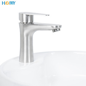 Vòi xả chậu rửa mặt lavabo cấp lạnh inox 304 Hobby home decor LBL2