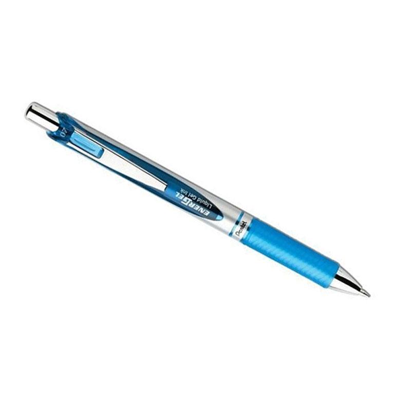 Bút Bi Nước Bấm 0.7mm Pentel BL77-S - Xanh Da Trời
