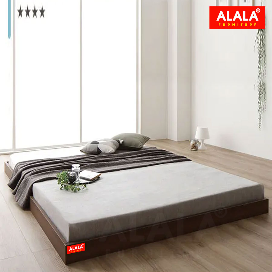 Giường thấp ALALA39 / Miễn phí vận chuyển và lắp đặt tận nơi/ Đổi trả 30 ngày/ Sản phẩm được bảo hành 5 năm từ thương hiệu ALALA/ Chịu lực 700kg