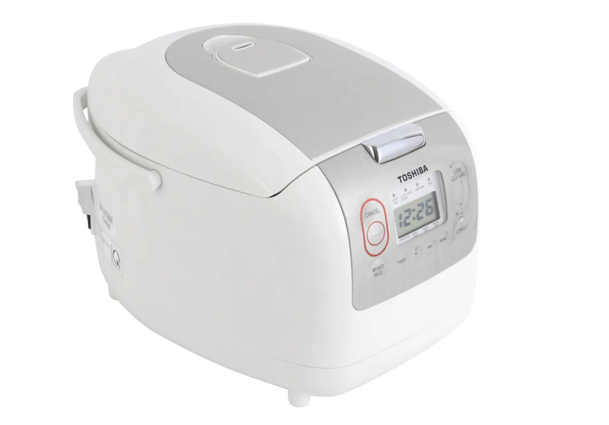 Nồi cơm điện tử Toshiba 1.8L RC-18NTFV(W) - Xuất xứ Thái lan - Lòng nồi hợp kim dày 4mm - Phù hợp cho gia đình 4-6 người - Hàng chính hãng - Bảo hành 12 tháng, chất lượng Nhật Bản